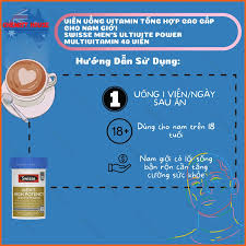 Viên uống tăng cường sức khỏe nam giới Swisse Men’s Ultivite Power Multivitam 40 Viên