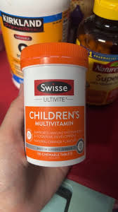 Viên Uống Bổ Sung Vitamin Cho Trẻ Em Swisse Children's Ultivite Multivitamin 120 Chewabl Viên