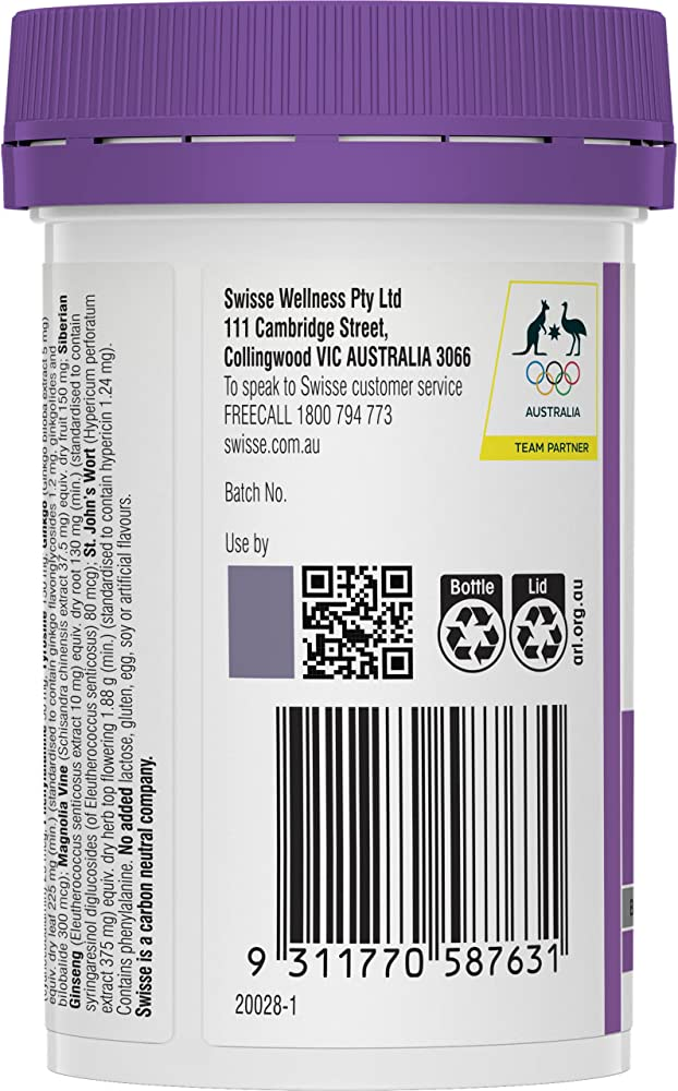Viên uống hỗ trợ giảm căng thằng mệt mỏi tuột mood làm dịu tâm trí - Swisse Ultiboost Tâm Trạng 50 Viên