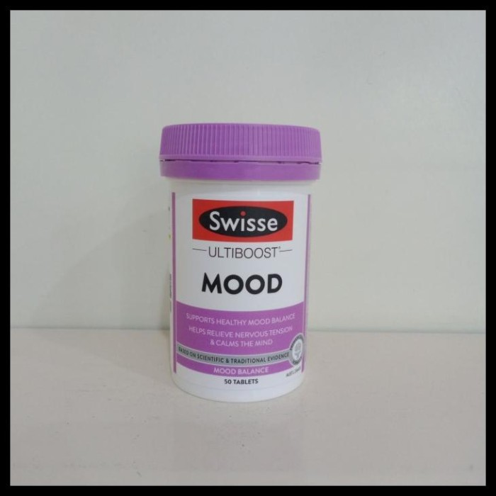 Viên uống hỗ trợ giảm căng thằng mệt mỏi tuột mood làm dịu tâm trí - Swisse Ultiboost Tâm Trạng 50 Viên