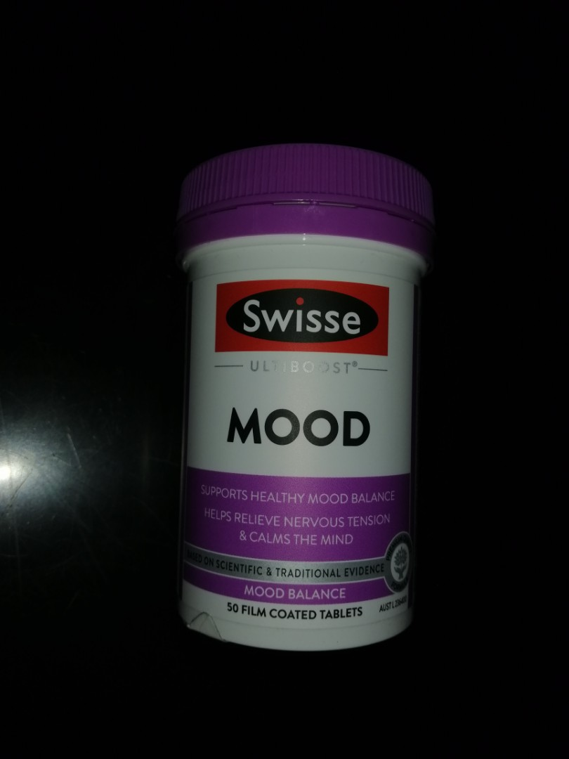 Viên uống hỗ trợ giảm căng thằng mệt mỏi tuột mood làm dịu tâm trí - Swisse Ultiboost Tâm Trạng 50 Viên