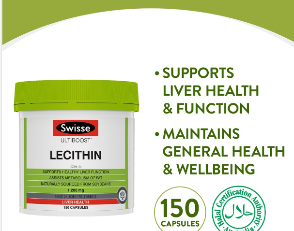 Viên uống mần đậu nành - Swisse Ultiboost Lecithin 1200mg 150 Viên