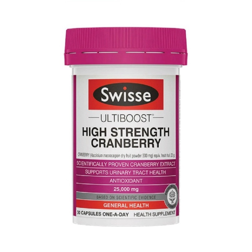 Viên uống Nam việt quất - Swisse Cranberry 25000mg 30 Viên