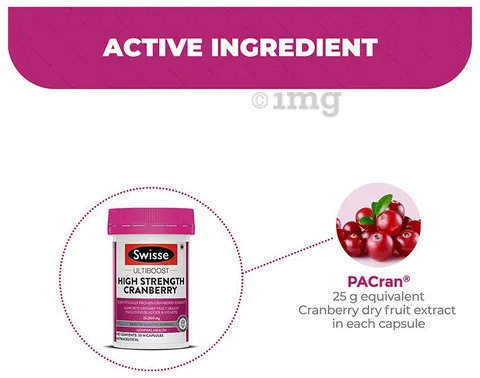 Viên uống Nam việt quất - Swisse Cranberry 25000mg 30 Viên