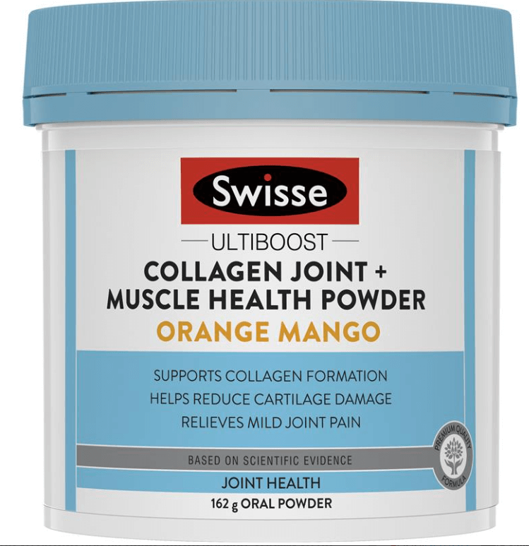 Bột uống hỗ trợ giảm viêm khớp - Swisse Collagen Joint + Muscle Health Powder 162g