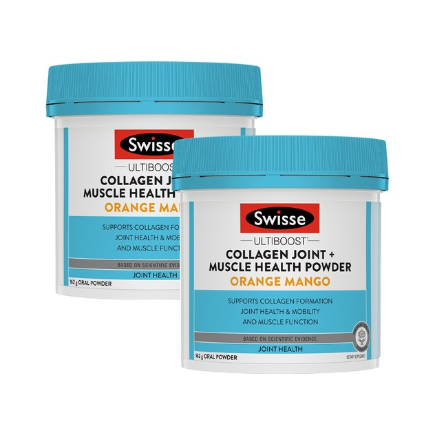 Bột uống hỗ trợ giảm viêm khớp - Swisse Collagen Joint + Muscle Health Powder 162g