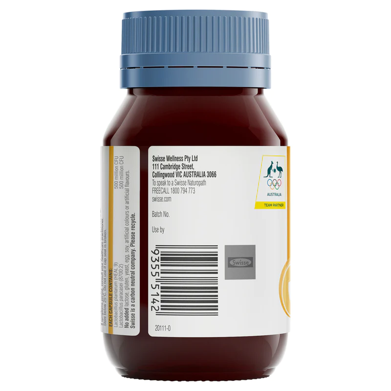 Viên uống men vi sinh tăng cường miễn dịch giảm ốm vặt - Swisse Ultibiotic Daily Immune Probiotic 30 Viên