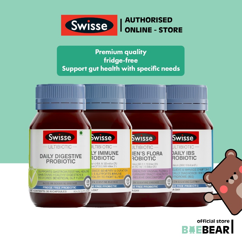 Swisse Ultibiotic Antibiotic Support Probiotic 30 viên