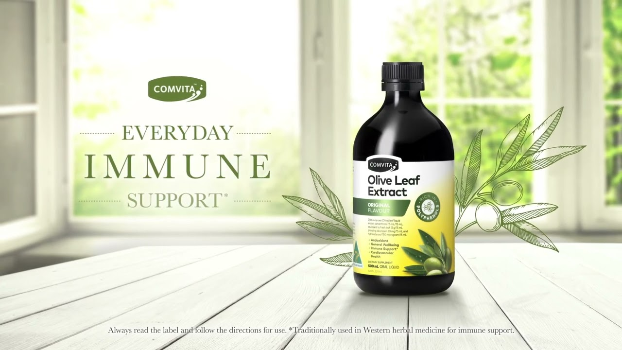 Nước Uống Chiết Xuất Từ Lá Olive Vị Bạc Hà Dễ Uống Chống Oxy Hóa Hỗ Trợ Sức Khỏe Tổng Hợp - Comvita Olive Leaf Extract Peppermint 500mL