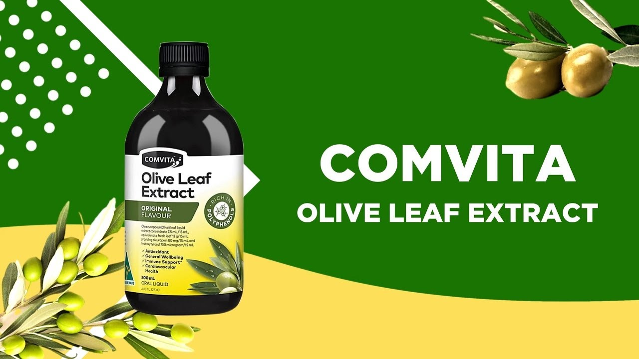 Nước Uống Chiết Xuất Từ Lá Olive Vị Bạc Hà Dễ Uống Chống Oxy Hóa Hỗ Trợ Sức Khỏe Tổng Hợp - Comvita Olive Leaf Extract Peppermint 500mL