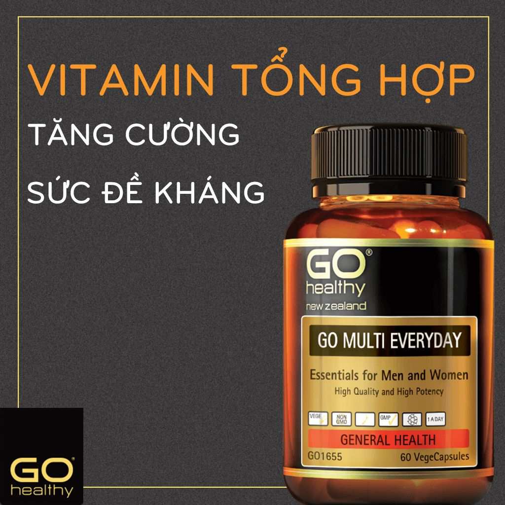 Viên uống vitamin tổng hợp cho nam giới - Go Healthy Mens Multi 1-A-Day 120 Viên