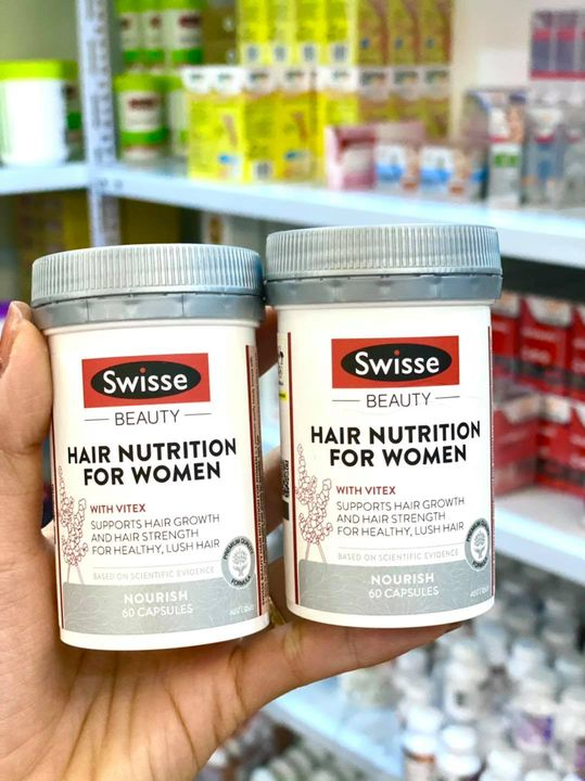 Viên uống dưỡng tóc cho nữ giới - Swisse Hair Nutrition For Women 60 Viên