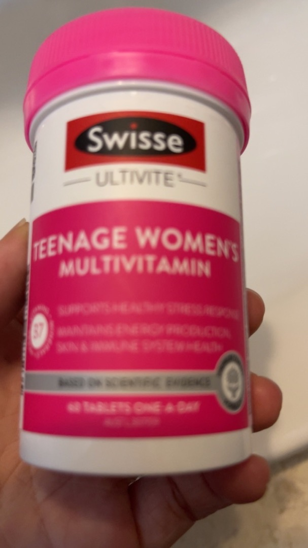Viên uống vitamin tổng hợp cho TeenGirl - Swisse Teenage Ultivite Women's Multivitamin 60 Viên