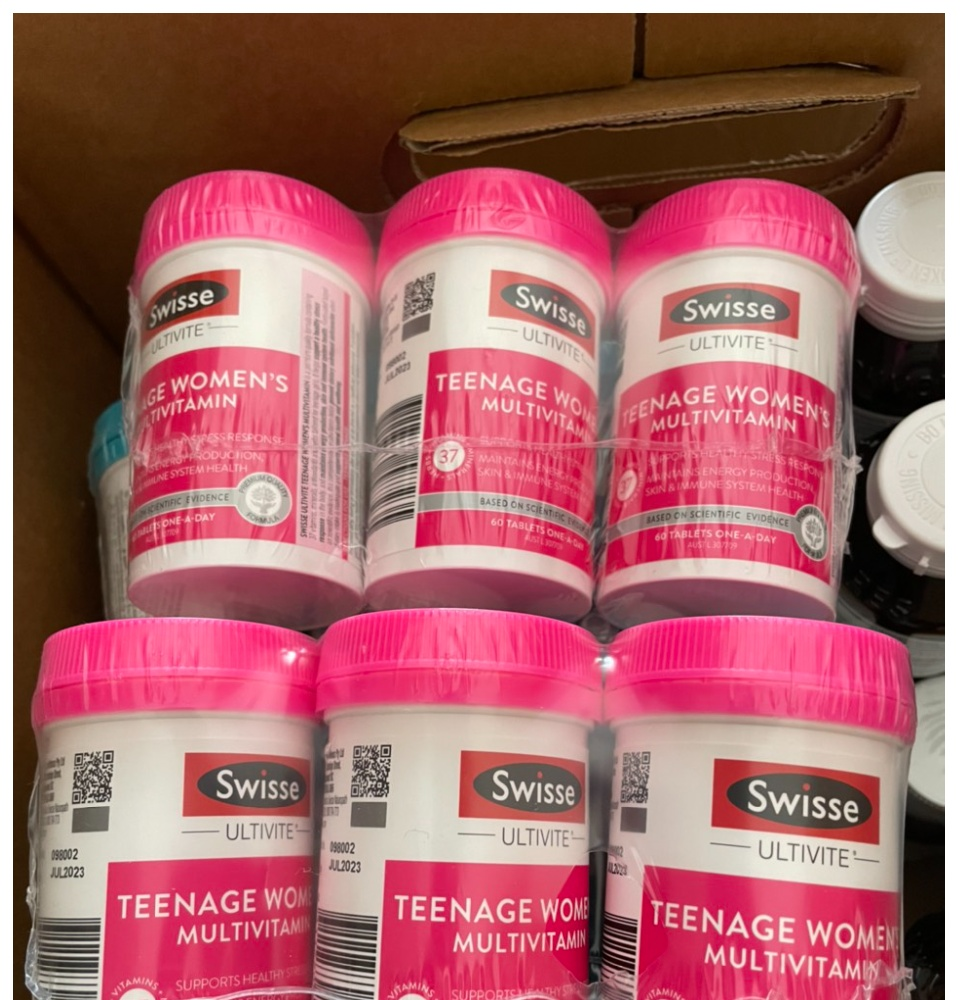 Viên uống vitamin tổng hợp cho TeenGirl - Swisse Teenage Ultivite Women's Multivitamin 60 Viên