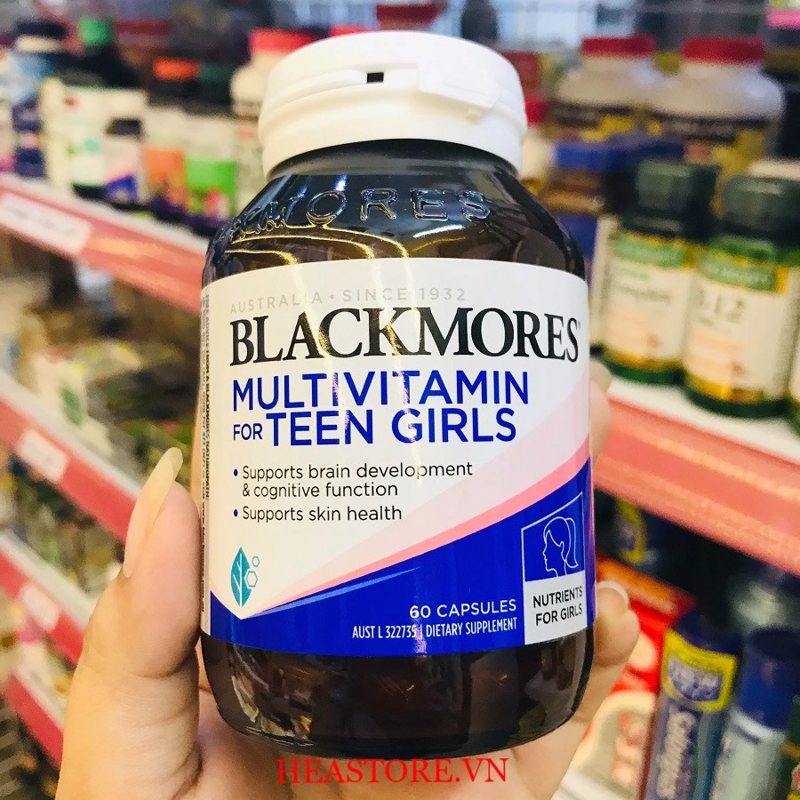 Viên uống vitamin tổng hợp cho TEENGIR - Blackmores Multivitamin for Teen Girls 60 Viên