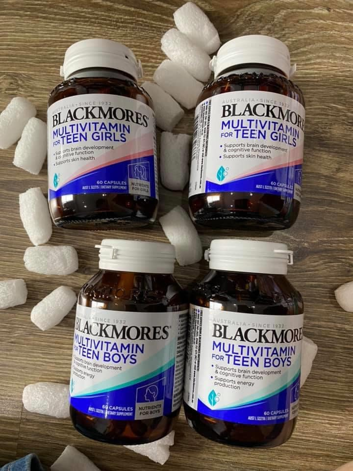 Viên uống vitamin tổng hợp cho TEENGIR - Blackmores Multivitamin for Teen Girls 60 Viên