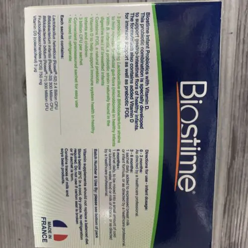 Men vi sinh sinh và vitamin D cho Bé trên 3 tháng  - Biostime Infant Probiotic with Vitamin D 28 Gói