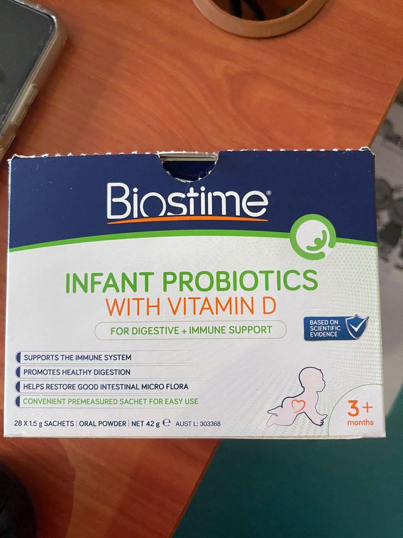 Men vi sinh sinh và vitamin D cho Bé trên 3 tháng  - Biostime Infant Probiotic with Vitamin D 28 Gói