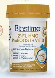 Bột tăng đề kháng cho Bé -Biostime 2'-FL HMO ProBOOST + VIT D 44.8g