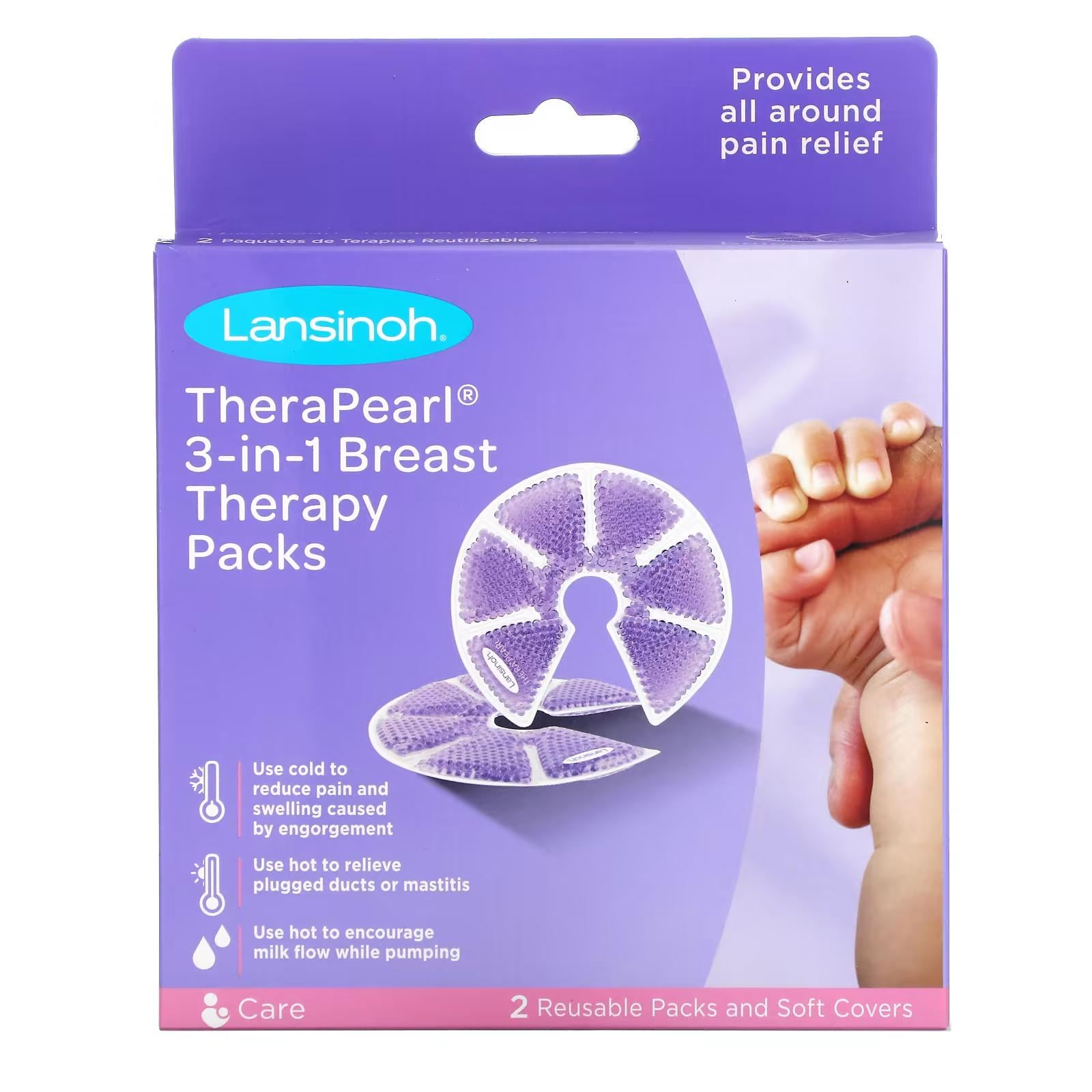Lansinoh Therapearl 3 in 1 Breast Therapy 2 Gói