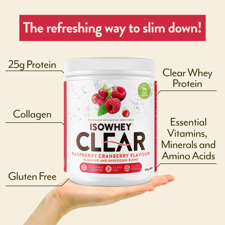 Isowhey Clear Cranberry Raspberry 550g
