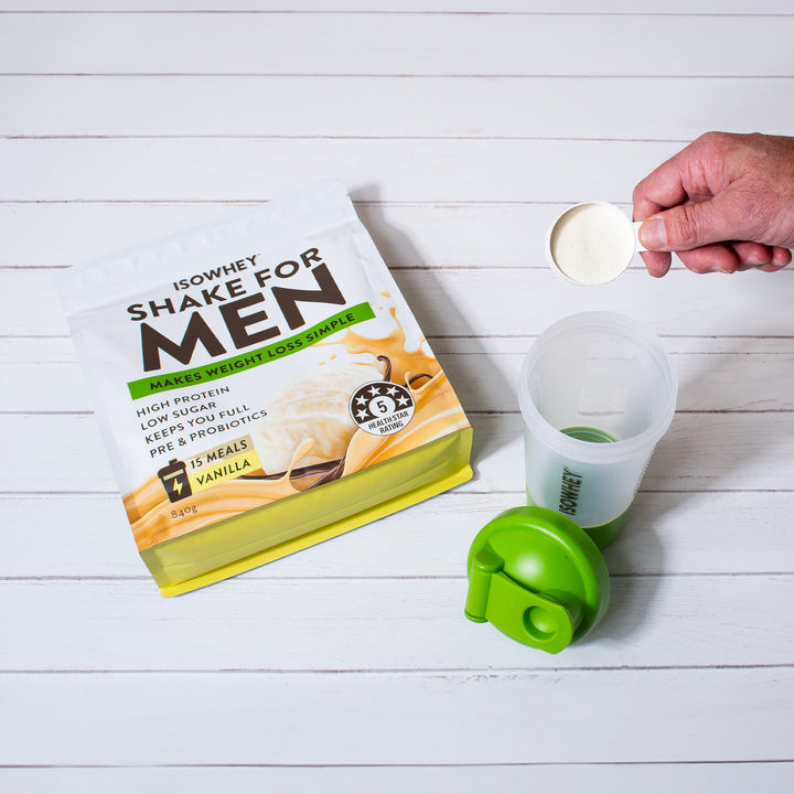 Sữa Lắc IsoWhey Cho Nam Vị Vanilla 840g - IsoWhey Shake for Men Vanilla 840g