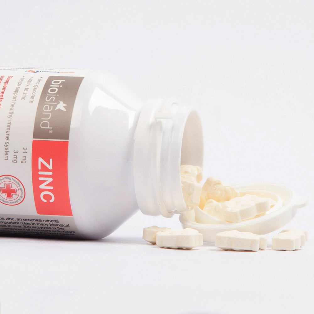 Bio Island Zinc - Viên uống bổ sung kẽm cho bé 120 viên