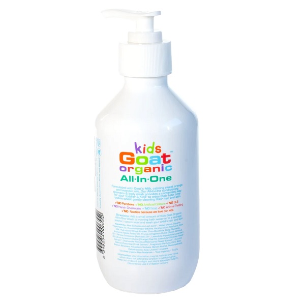 Sữa Tắm & Dưỡng Thể Hữu Cơ Từ Sữa Dê Cho Bé Goat Kids Organic All in one 300ml - Goat Kids Organic All In One 300ml