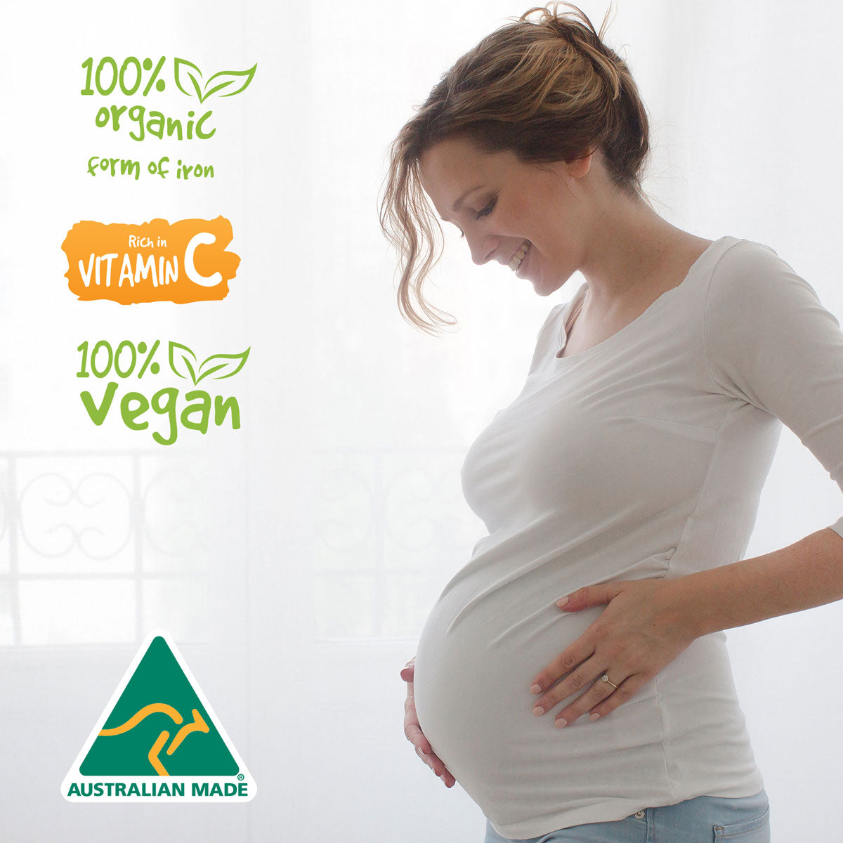 Viên Uống Bổ Sung Sắt Ferrous +C 30 Viên - Vitaceuticals Ferrous +C Iron Supplement