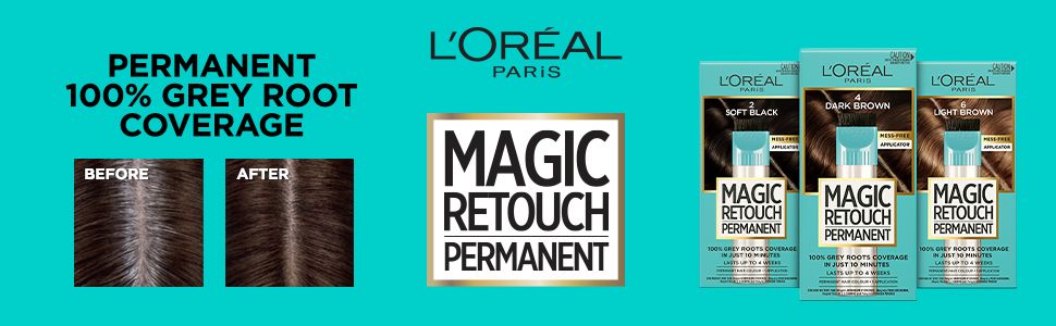 L'Oreal Paris Magic Retouch Permanent 6 Light Brown - L'Oreal Paris Magic Retouch vĩnh viễn 6 màu nâu nhạt