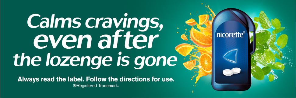 Viên ngậm cai thuốc lá Nicorette Quit Smoking Extra Strength Nicotine dạng viên Fruitdrops 4 x 20 viên