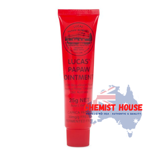 Lucas - Kem đu đủ đa năng - Chống khô nẻ môi, bỏng da, mẩn ngứa, mụn nhọn cho mọi lứa tuổi