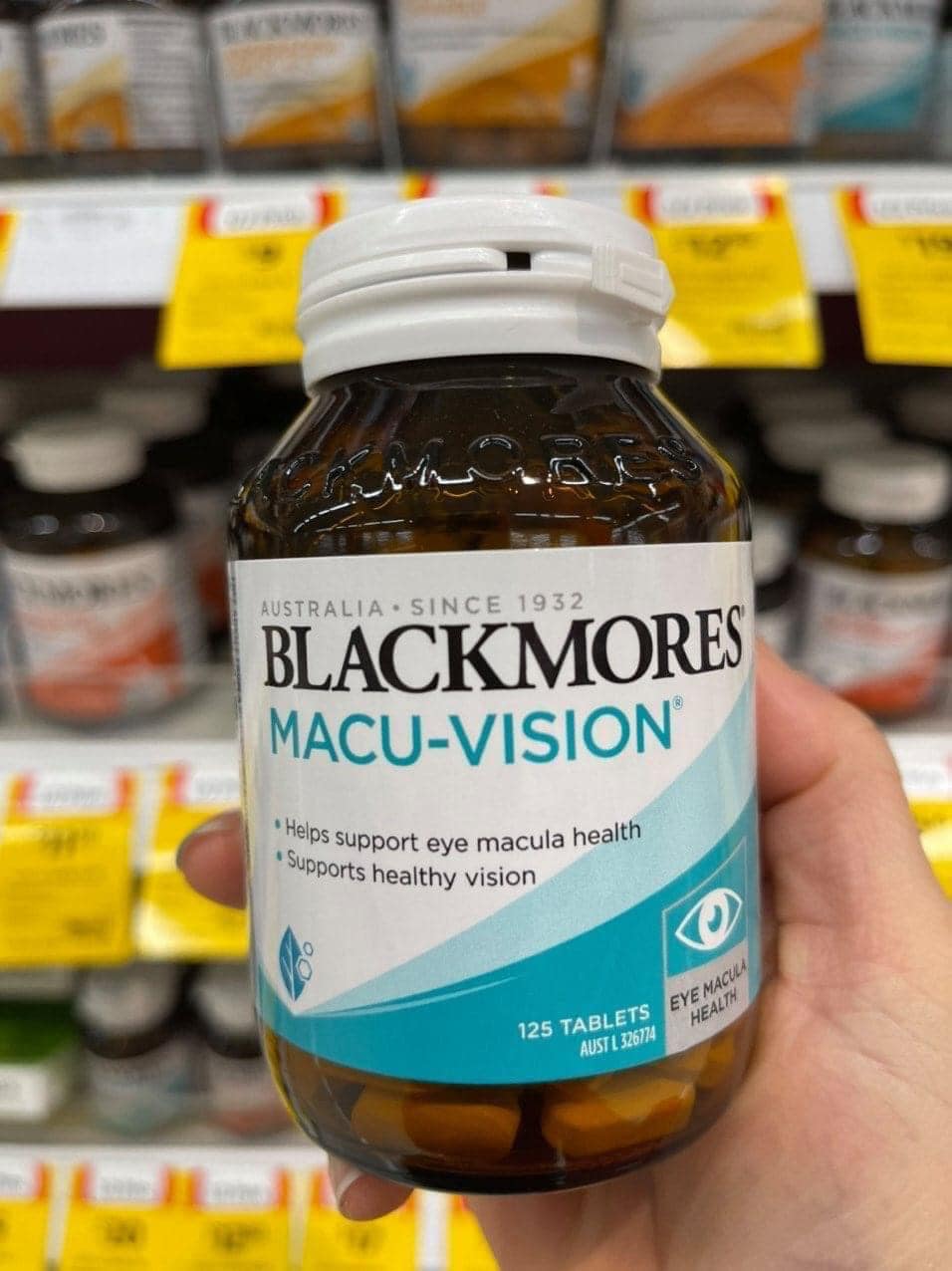 Viên uống bổ mắt tăng cường thị lực - Blackmores Macu Vision | Macu Vision Plus | Lutein Defence
