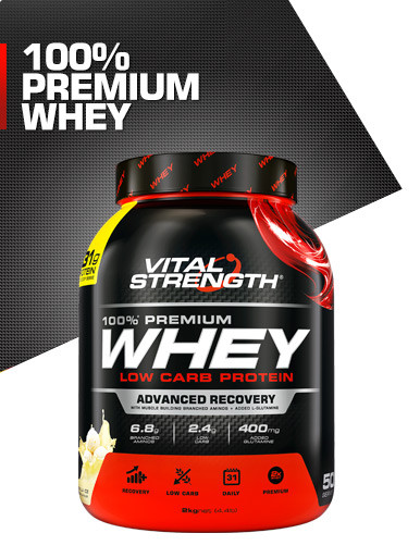 Bột Vital Strength Launch Whey Protein Tăng Trưởng & Phục Hồi Cơ Vị Vanilla/ Sô Cô La - Vital Strength Launch Whey Protein Vanilla/Chocolate