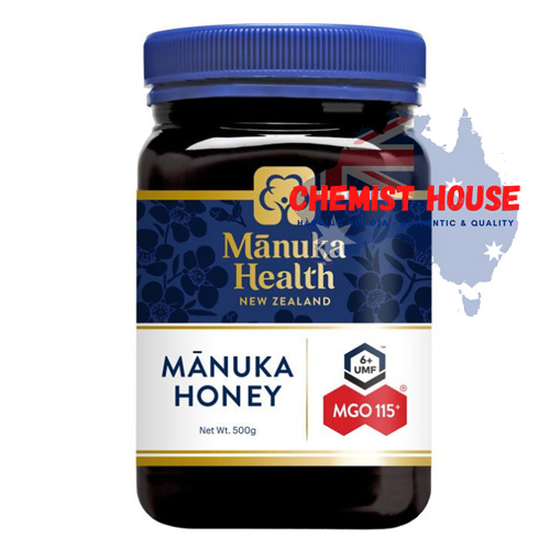 Manuka Health MGO 115+ UMF6 Manuka Honey 500g - Mật ong Manuka