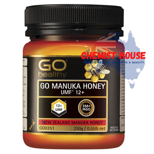 GO Healthy Manuka Honey UMF 12+ (MGO 350+) 250mg - Mật ong Manuka