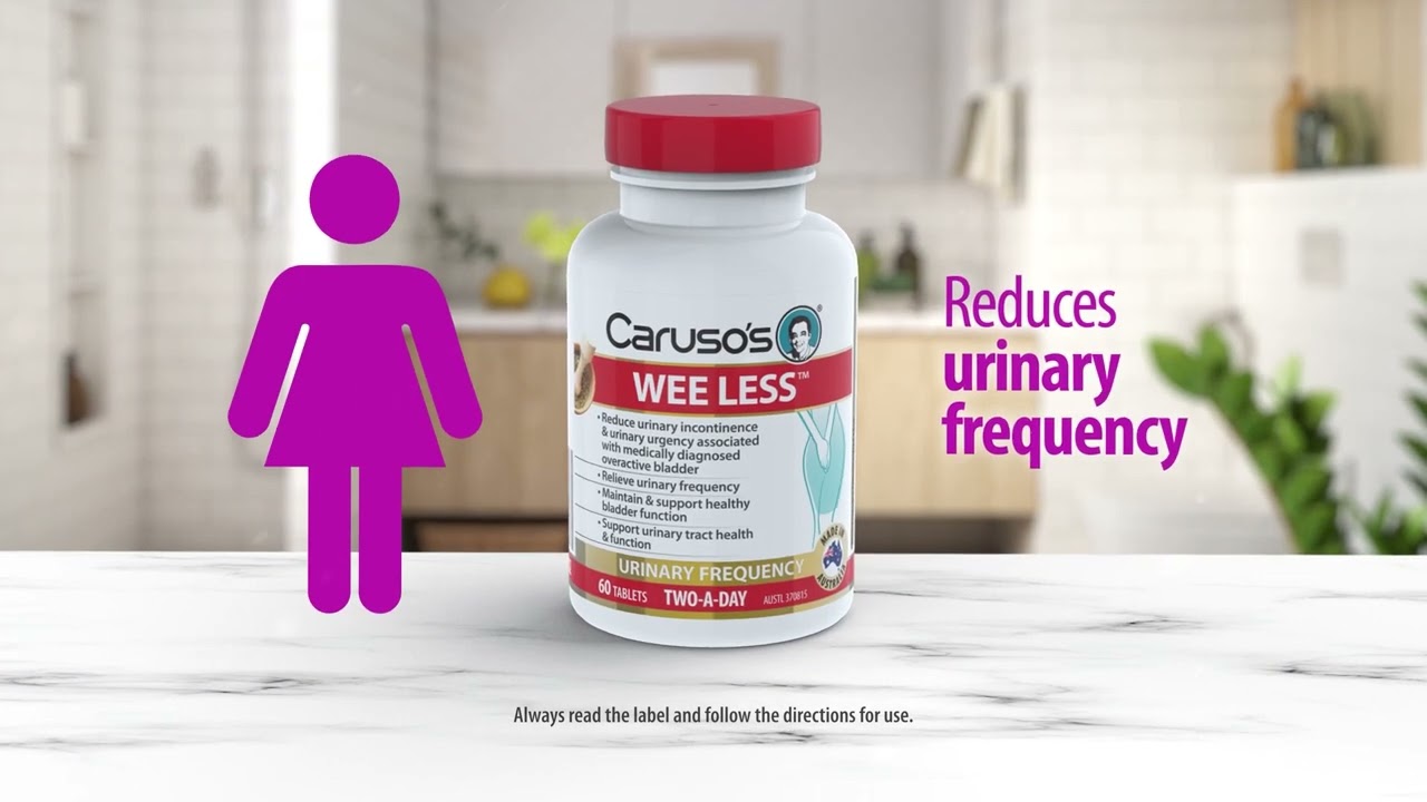 Viên uống hỗ trợ sức khỏe bàng quang Carusos WeeLESS 60 Tablets