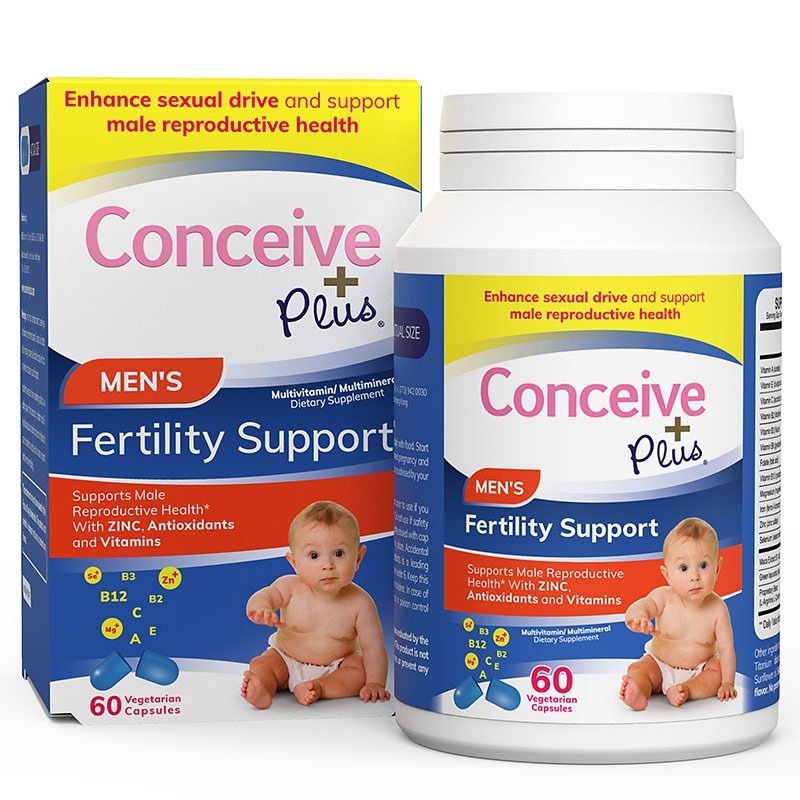 Conceive Plus Men’s Fertility Support Supplements 60 Viên - Viên Uống Bổ Sung Tăng Cường Sinh Sản Thụ Thai Cho Nam