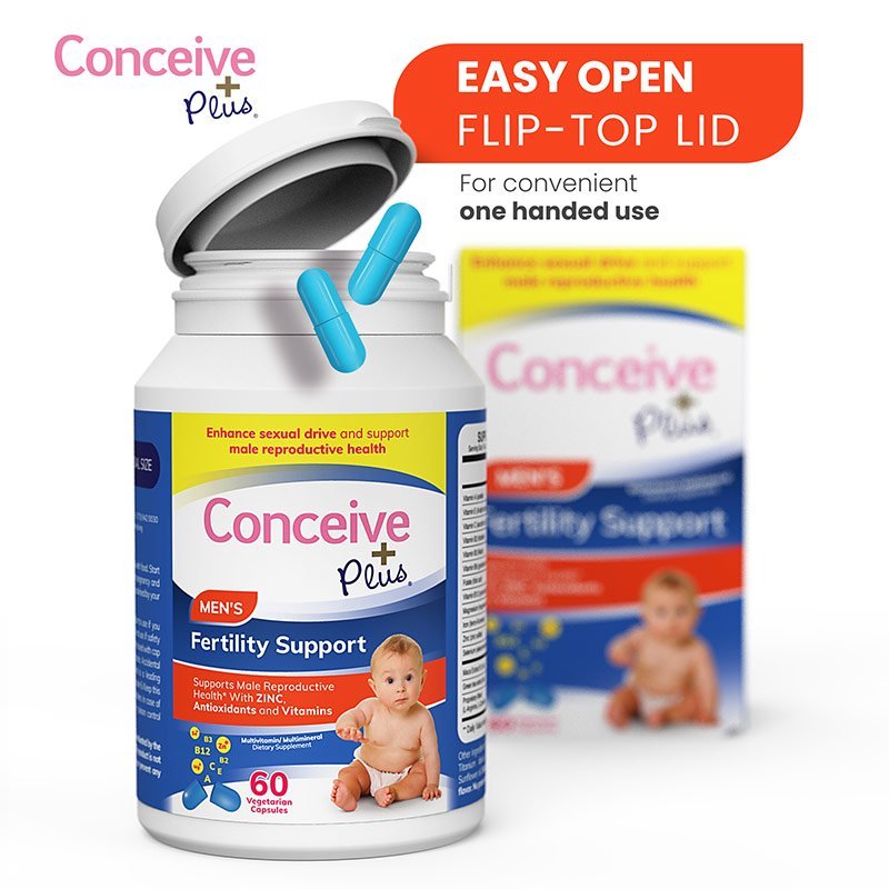 Conceive Plus Men’s Fertility Support Supplements 60 Viên - Viên Uống Bổ Sung Tăng Cường Sinh Sản Thụ Thai Cho Nam