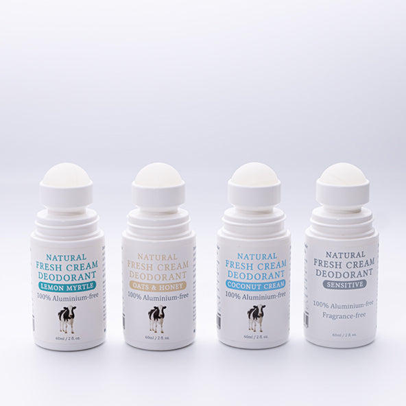 Lăn Khử Mùi Fresh Cream - Dành Cho Da Nhạy Cảm & Không Mùi 60ml - MooGoo Natural Fresh Cream Deodorant Sensitive 60ml