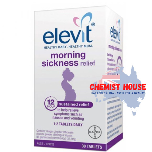 Elevit Morning Sickness Relief (30 days) - Viên uống giảm nghén cho Mẹ Bầu 30 viên