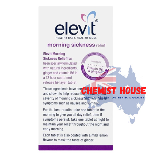 Elevit Morning Sickness Relief (30 days) - Viên uống giảm nghén cho Mẹ Bầu 30 viên