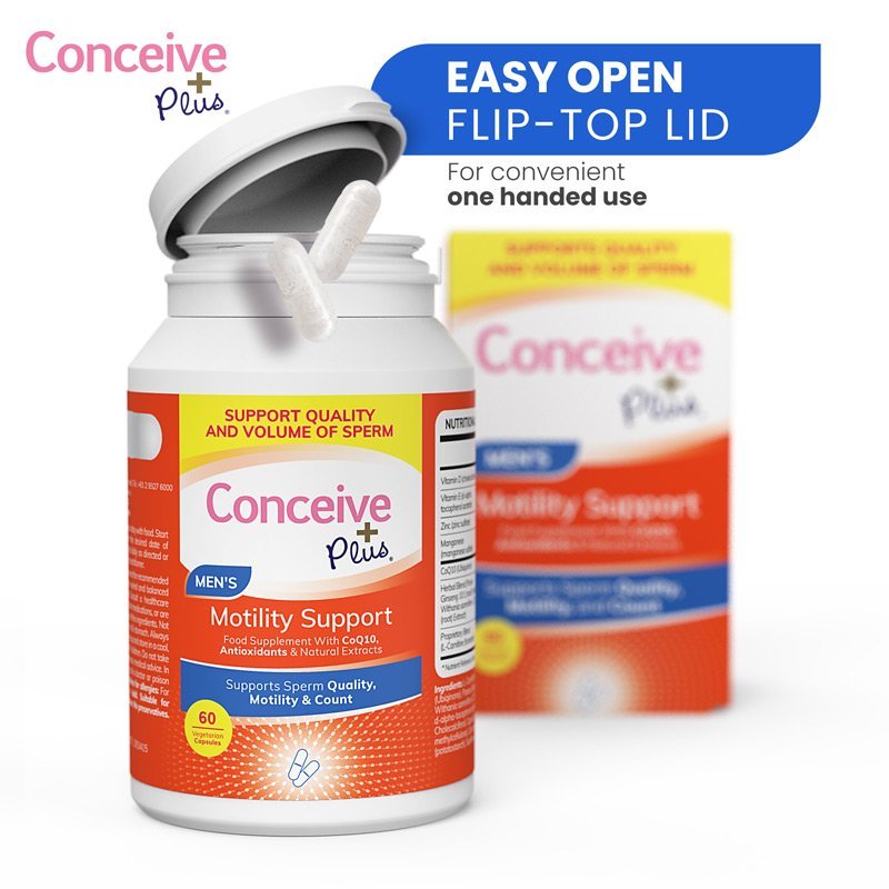Conceive Plus Motility Support 60 Viên - Tăng Cường Vận Động & Tốc Độ Di Chuyển Của Tinh Trùng Tăng Thụ Thai Sinh Sản Cho Nam