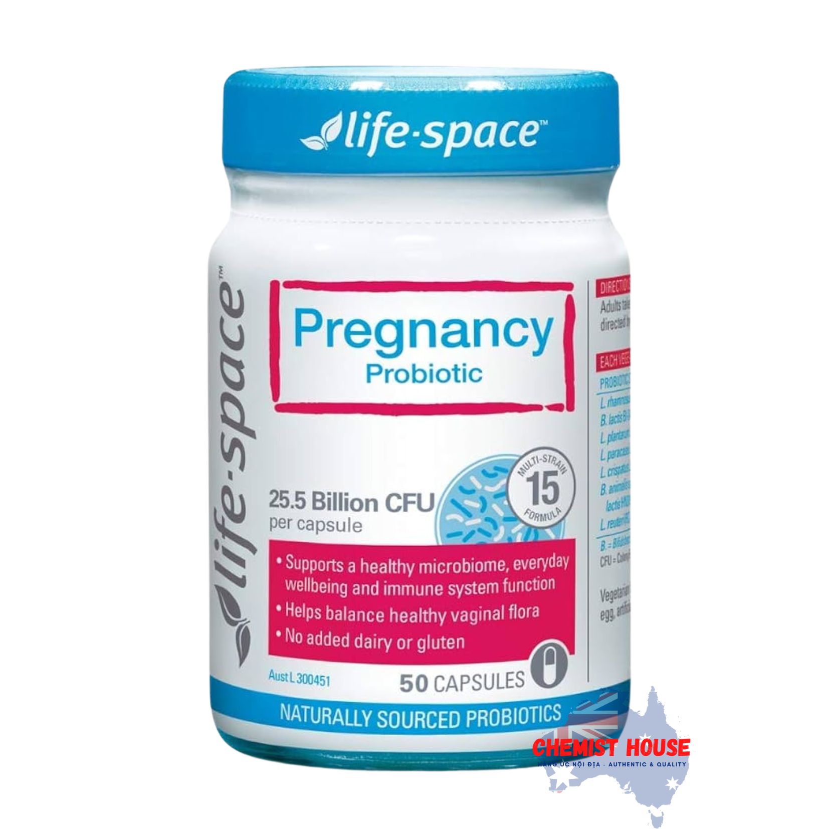 Life Space Probiotic for Breastfeeding - Men vi sinh cho mẹ sau sinh 50 viên