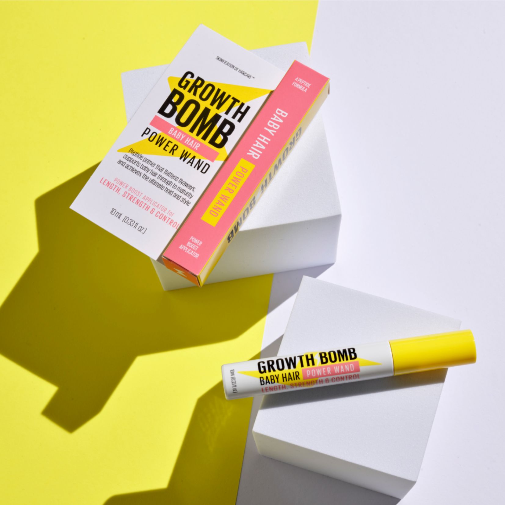 Huyết Thanh Kích Thích Mọc Tóc Giúp Tóc Dài & Bồng Bềnh, Óng Mượt 10ml - Growth Bomb Hair Growth Wand 10ml