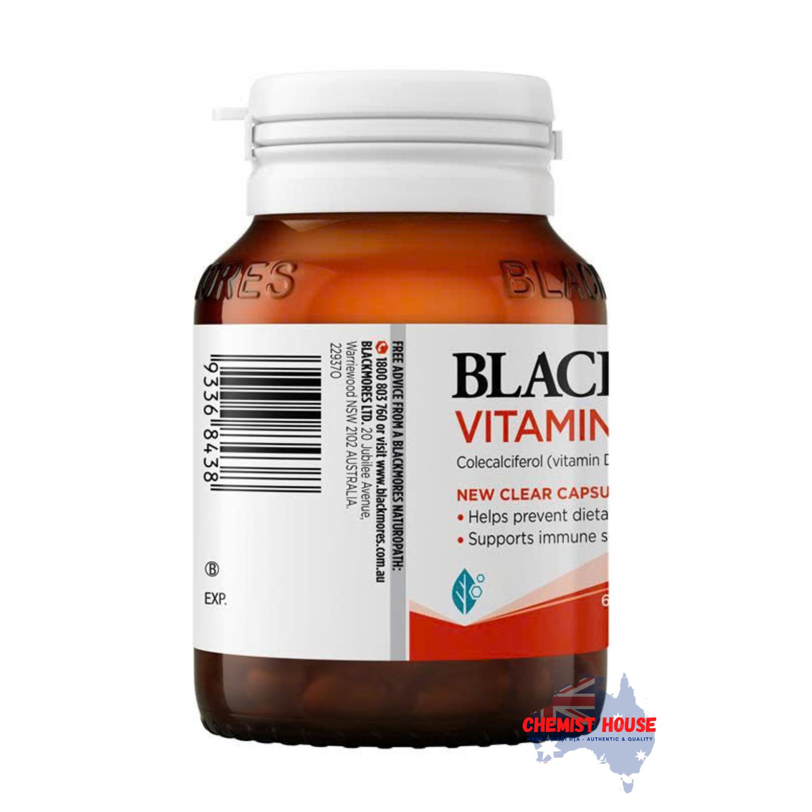 Blackmores Vitamin D3 1000IU - Viên uống vitamin D3 60 viên