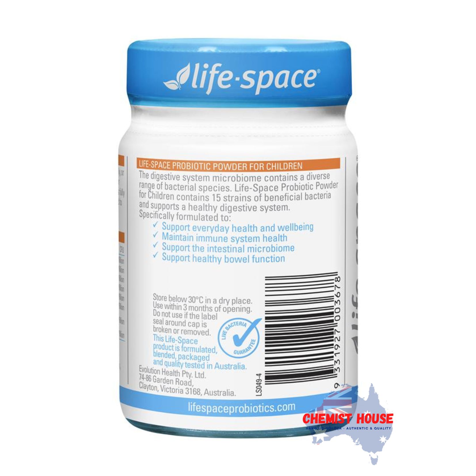 Life Space Probiotic Powder For Children - Men vi sinh cho bé trên 3 tuổi 60g