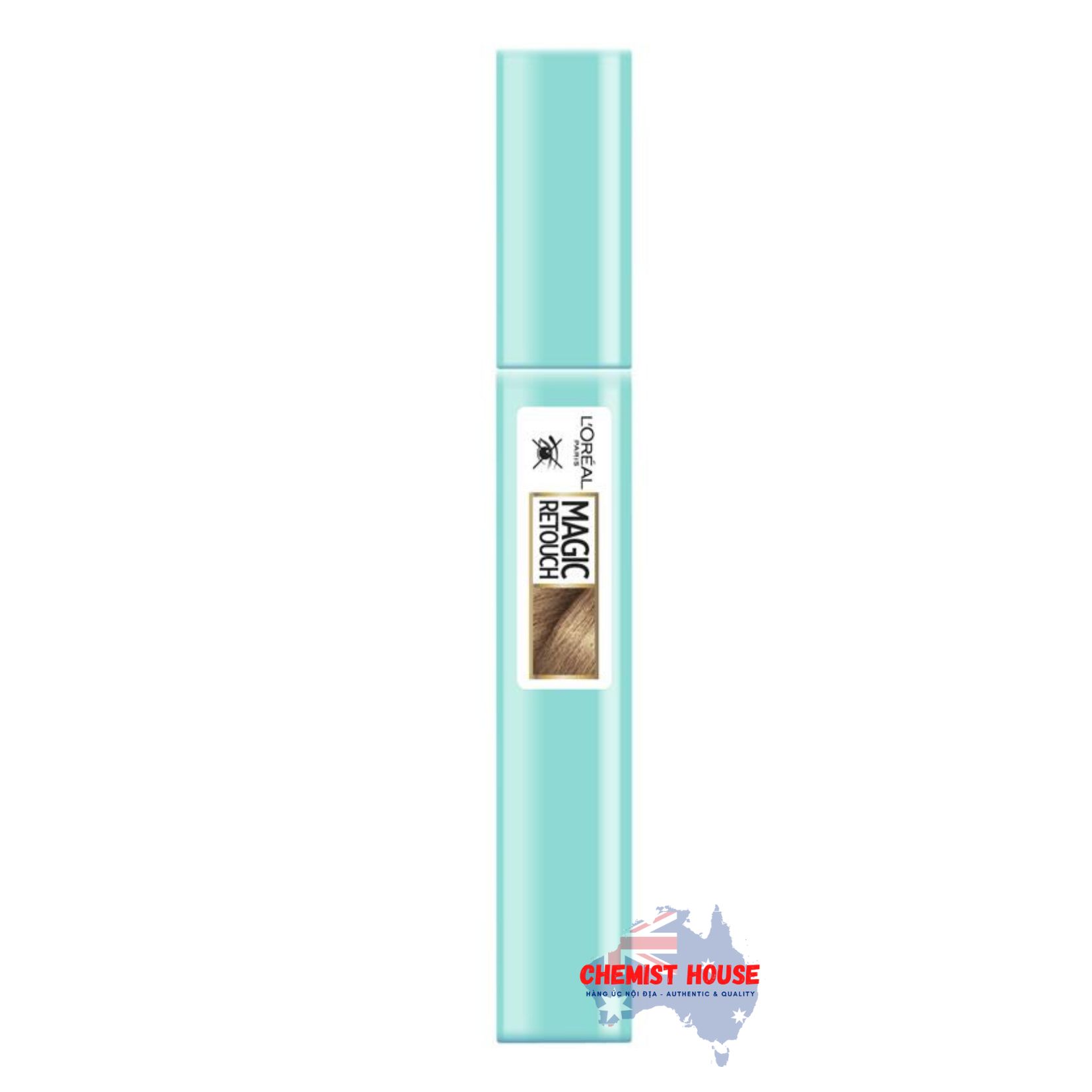 Cọ Che Phủ Bạc Chân Tóc L'Oreal Magic Retouch Precision 4 Màu Vàng Đậm Chấm Chân Tóc Bạc Khô Nhanh 5 Phút Tiện Lợi