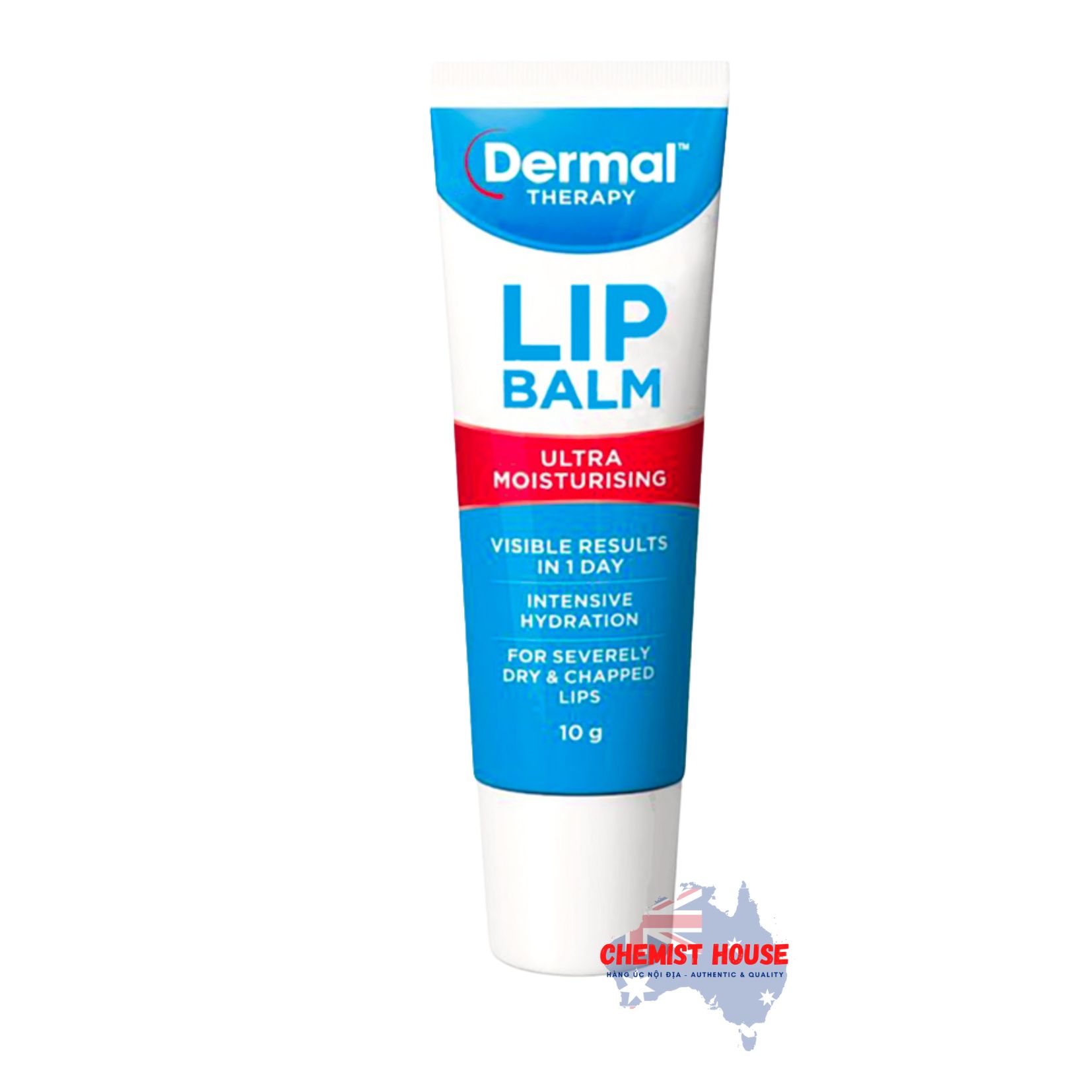 Son Dưỡng Môi Dermal Therapy Lipbalm 10g Giảm Khô Nứt Nẻ Môi