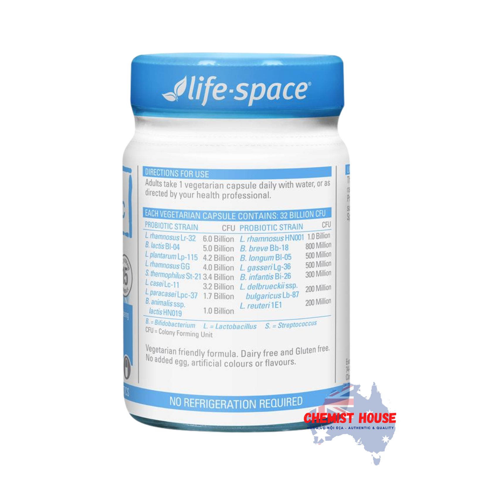Life Space Broad Spectrum Probiotic - Viên uống men vi sinh 60 viên